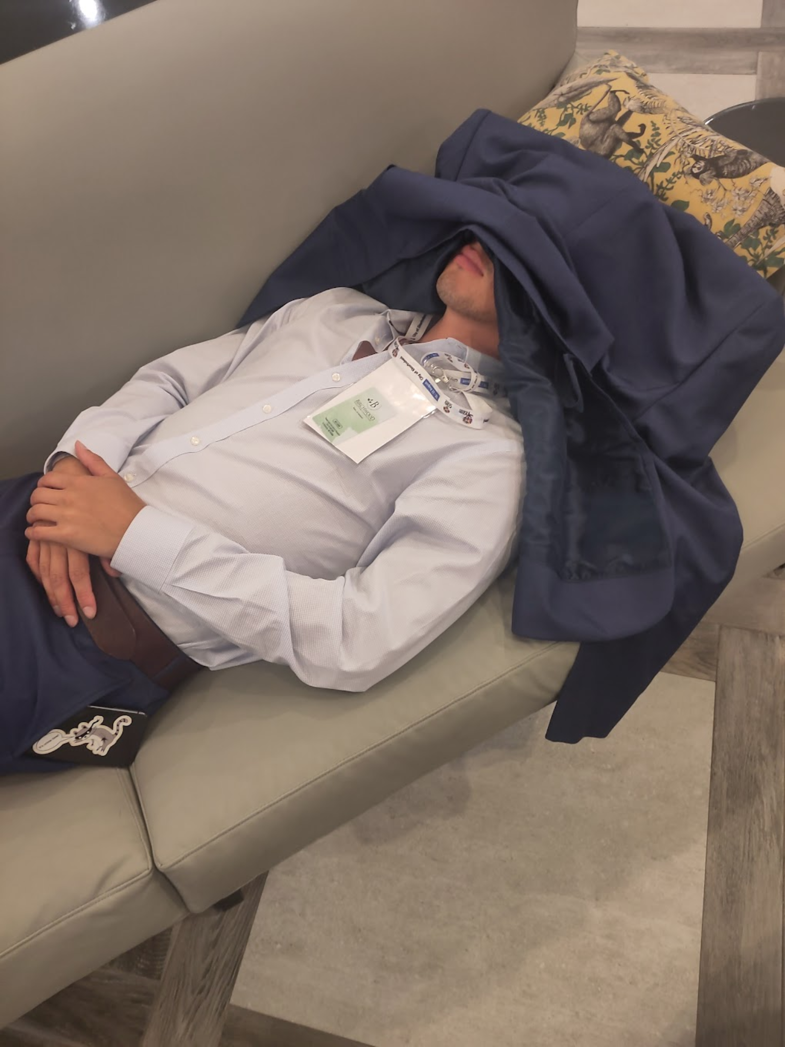 Momento de descanso durante el evento